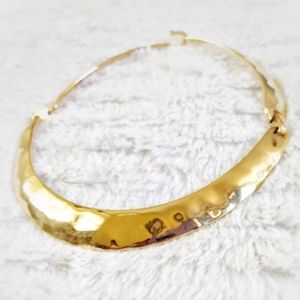 Vintage Choker 1985 Boyer Gold Tone Necklace